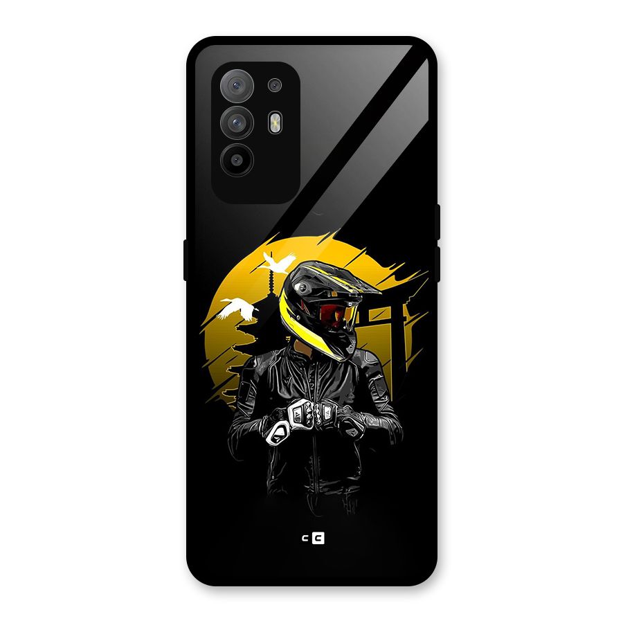 Rider Ready Glass Back Case for Oppo F19 Pro Plus 5G