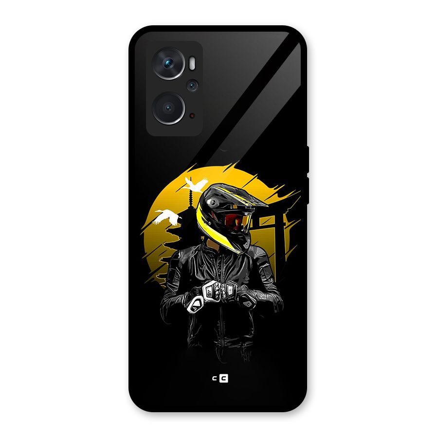 Rider Ready Glass Back Case for Oppo K10 4G