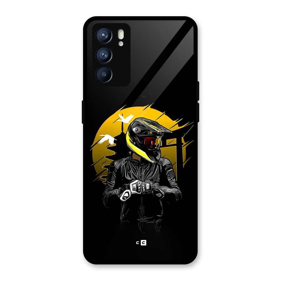 Rider Ready Glass Back Case for Oppo Reno6 5G