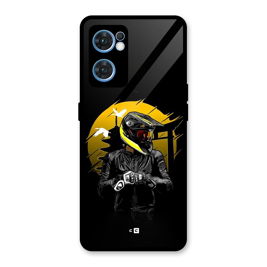 Rider Ready Glass Back Case for Oppo Reno7 5G