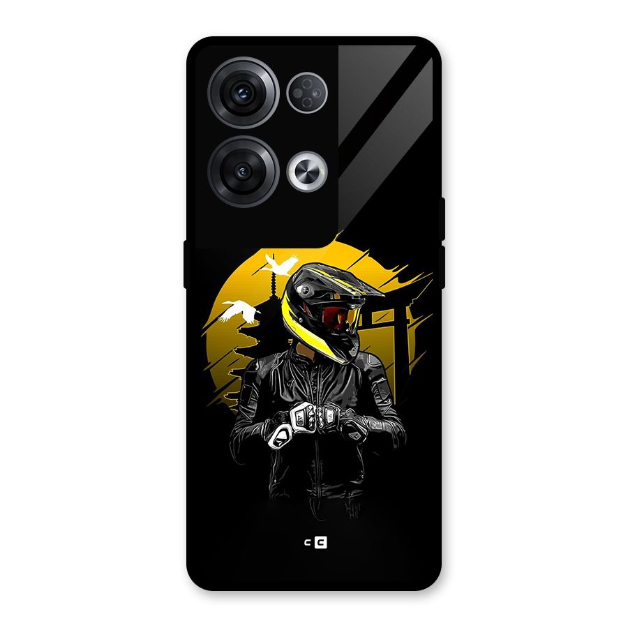 Rider Ready Glass Back Case for Oppo Reno8 Pro 5G
