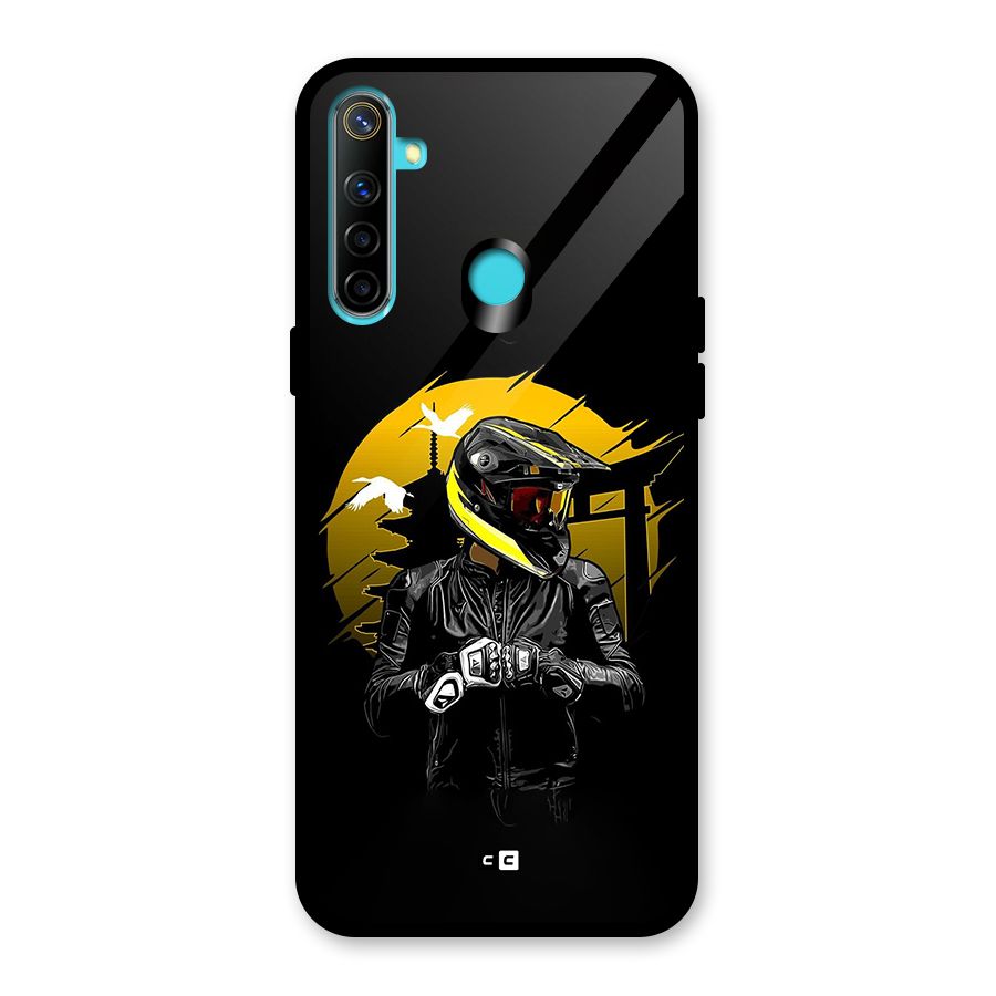Rider Ready Glass Back Case for Realme 5i