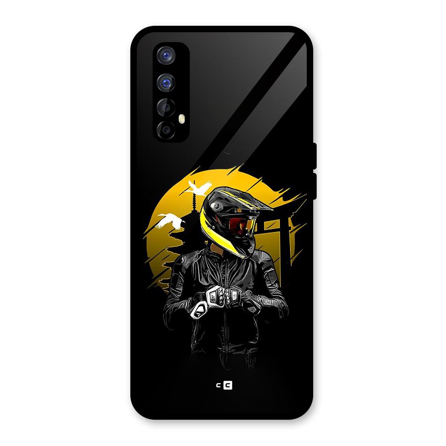 Rider Ready Glass Back Case for Realme 7