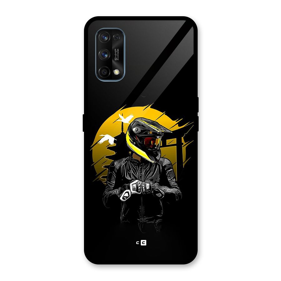 Rider Ready Glass Back Case for Realme 7 Pro