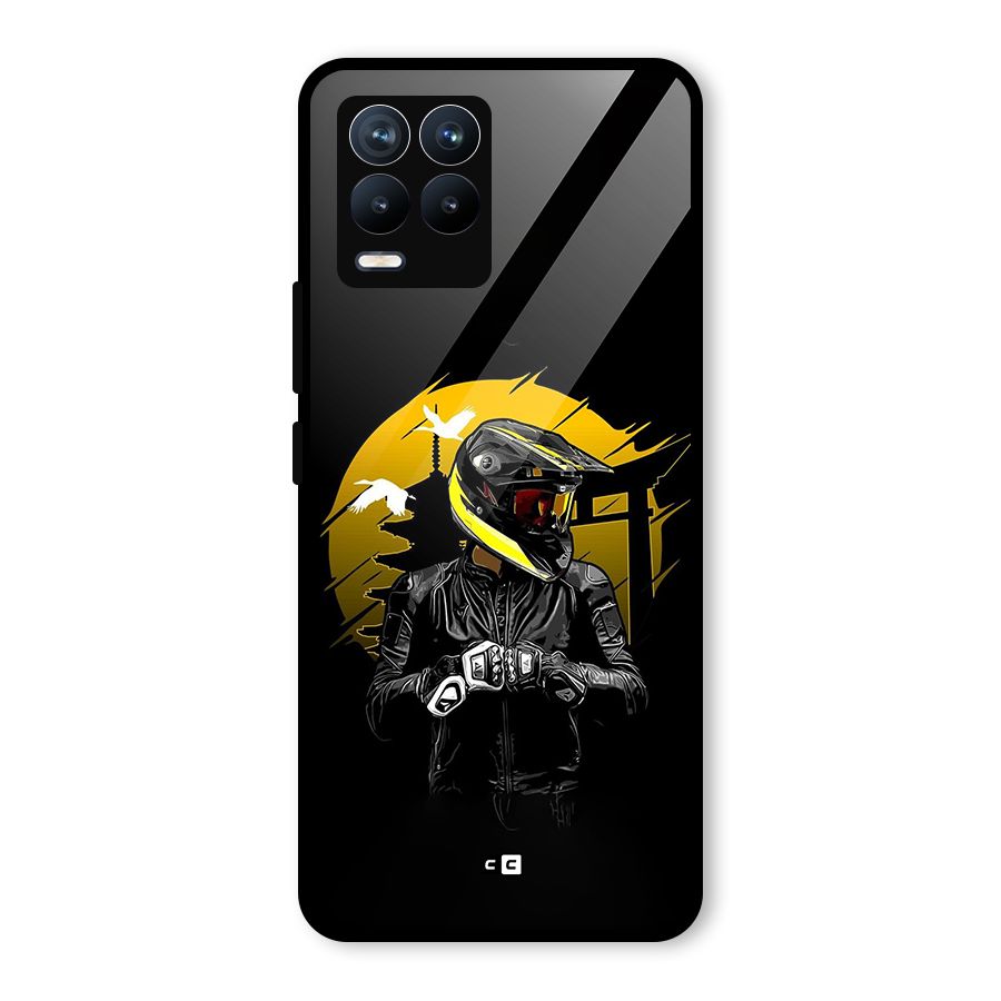 Rider Ready Glass Back Case for Realme 8
