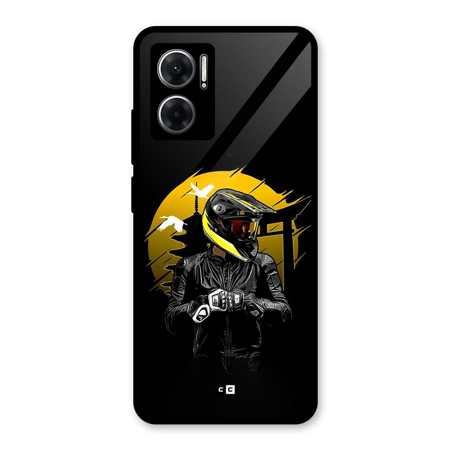 Rider Ready Glass Back Case for Redmi 11 Prime 5G