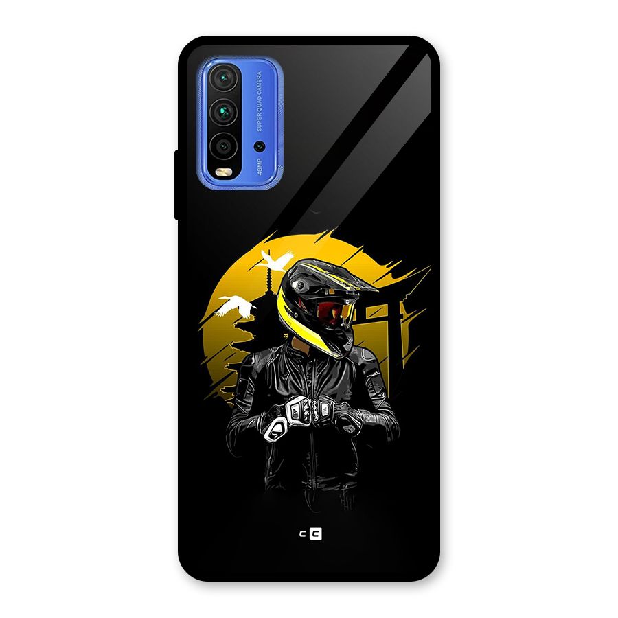 Rider Ready Glass Back Case for Redmi 9 Power