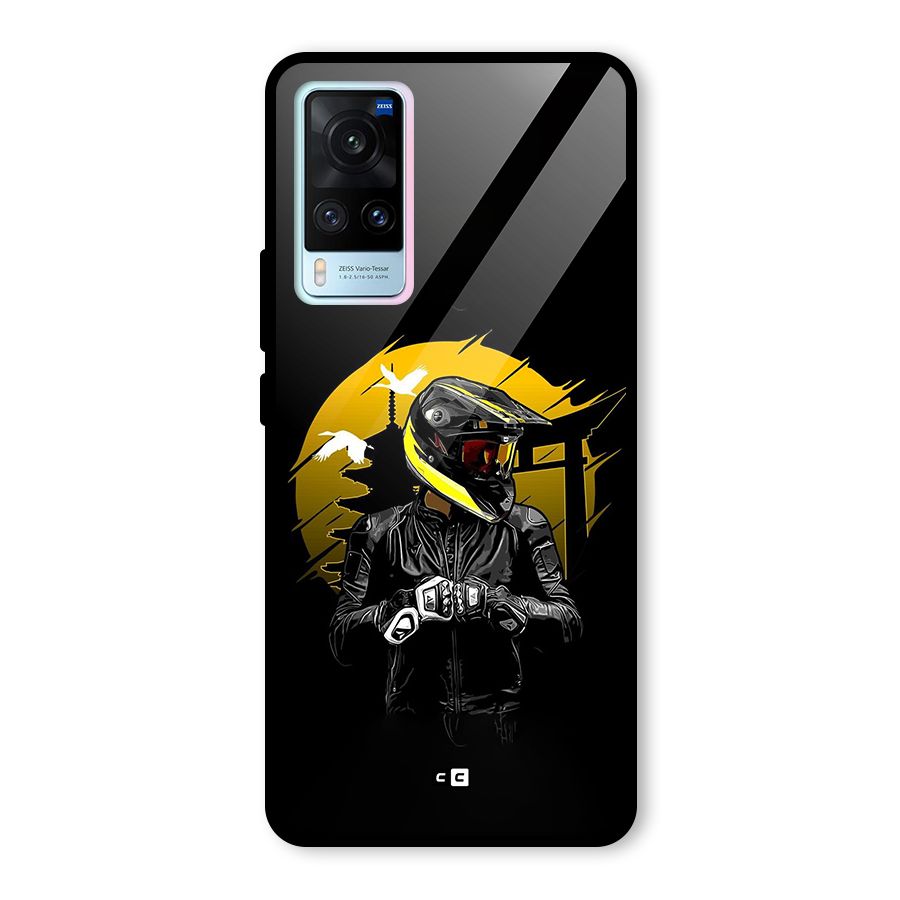 Rider Ready Glass Back Case for Vivo X60