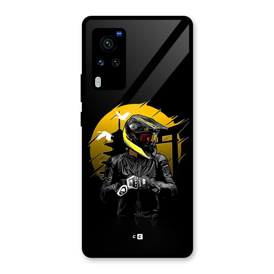 Rider Ready Glass Back Case for Vivo X60 Pro