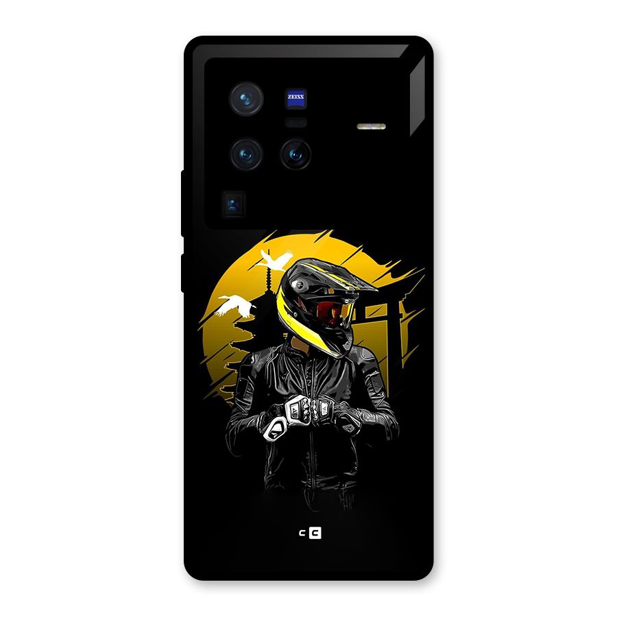 Rider Ready Glass Back Case for Vivo X80 Pro