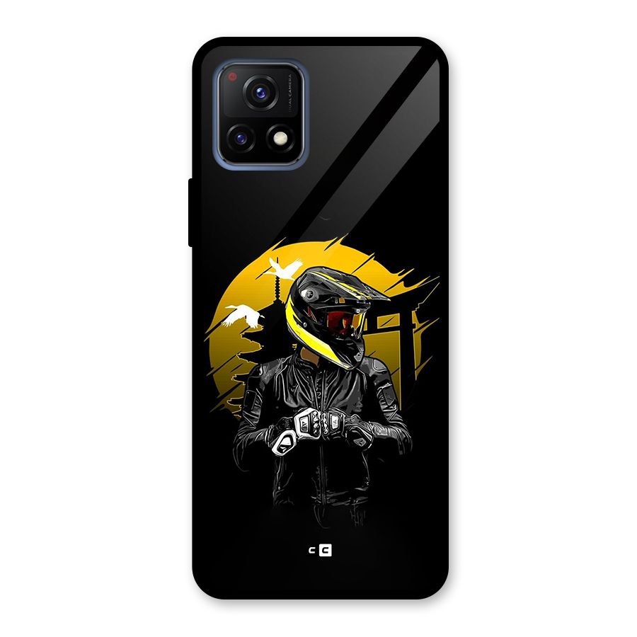 Rider Ready Glass Back Case for Vivo Y72 5G