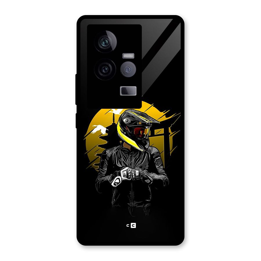 Rider Ready Glass Back Case for Vivo iQOO 11 5G