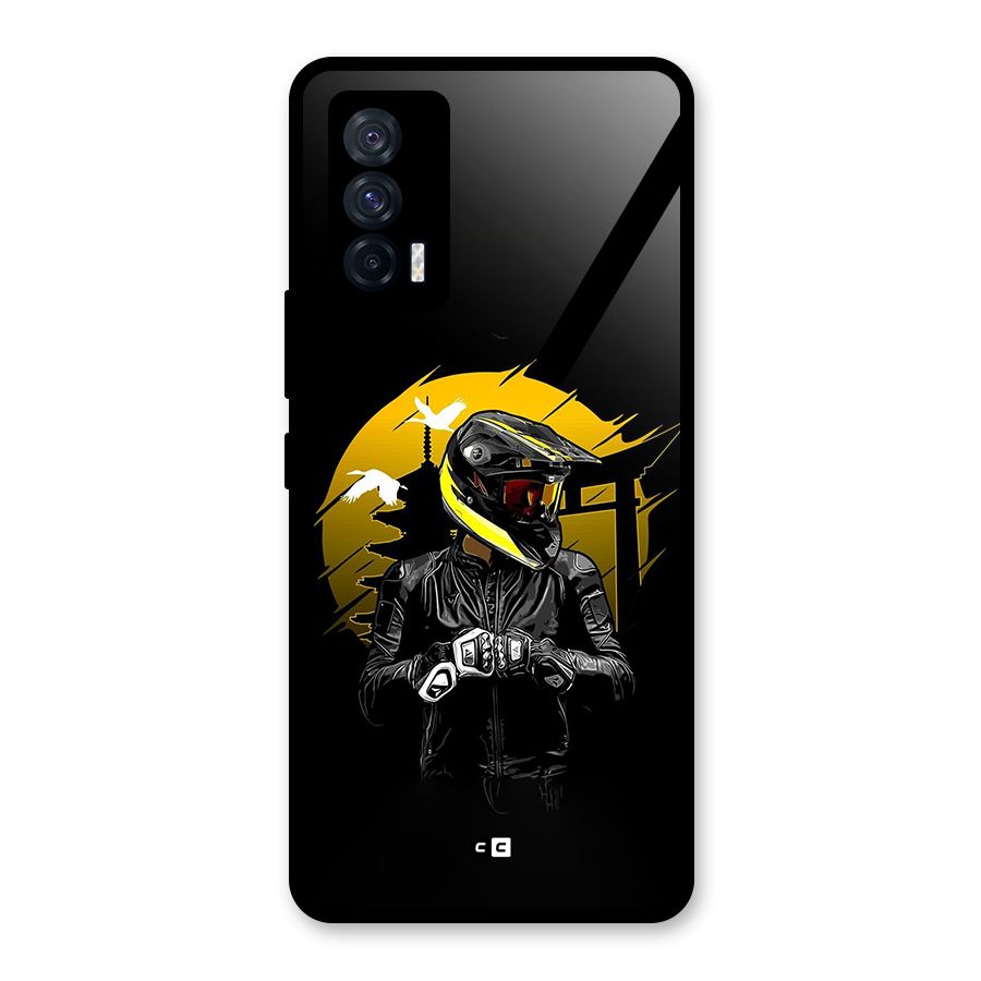 Rider Ready Glass Back Case for Vivo iQOO 7 5G