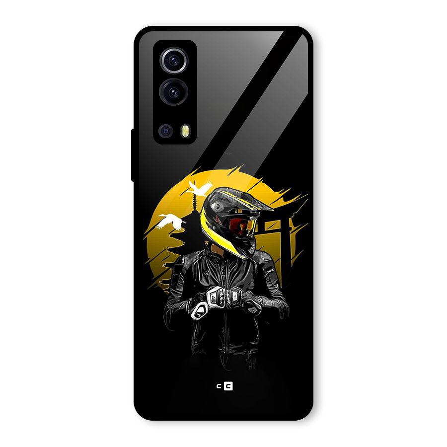 Rider Ready Glass Back Case for Vivo iQOO Z3