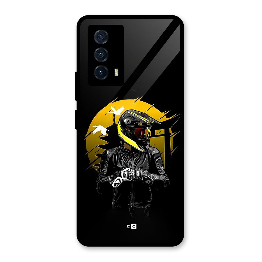 Rider Ready Glass Back Case for Vivo iQOO Z5
