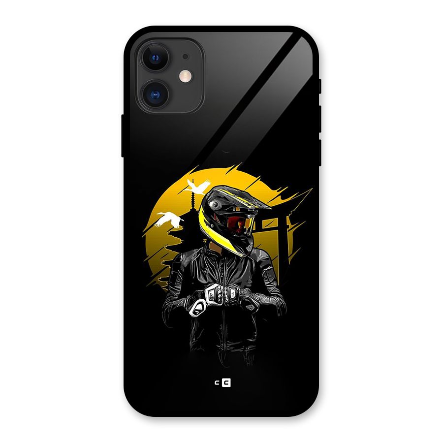 Rider Ready Glass Back Case for iPhone 11