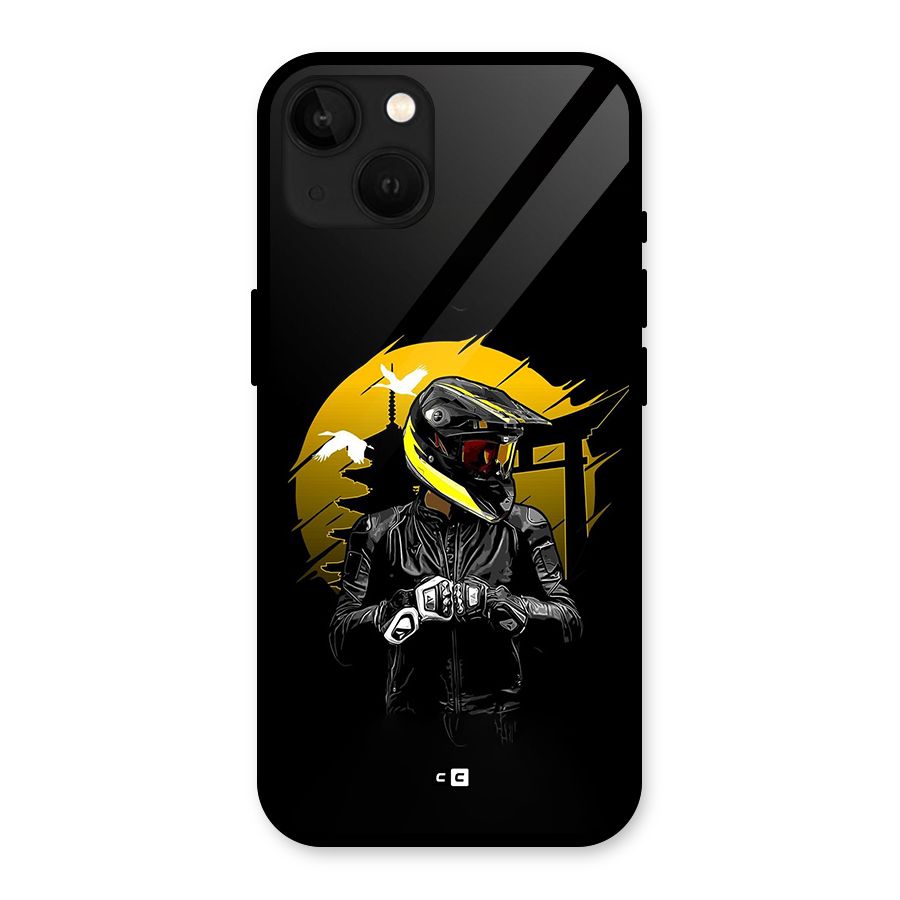 Rider Ready Glass Back Case for iPhone 13