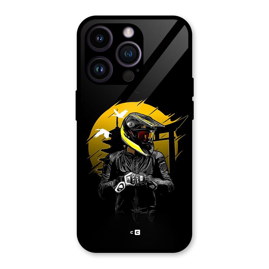 Rider Ready Glass Back Case for iPhone 14 Pro