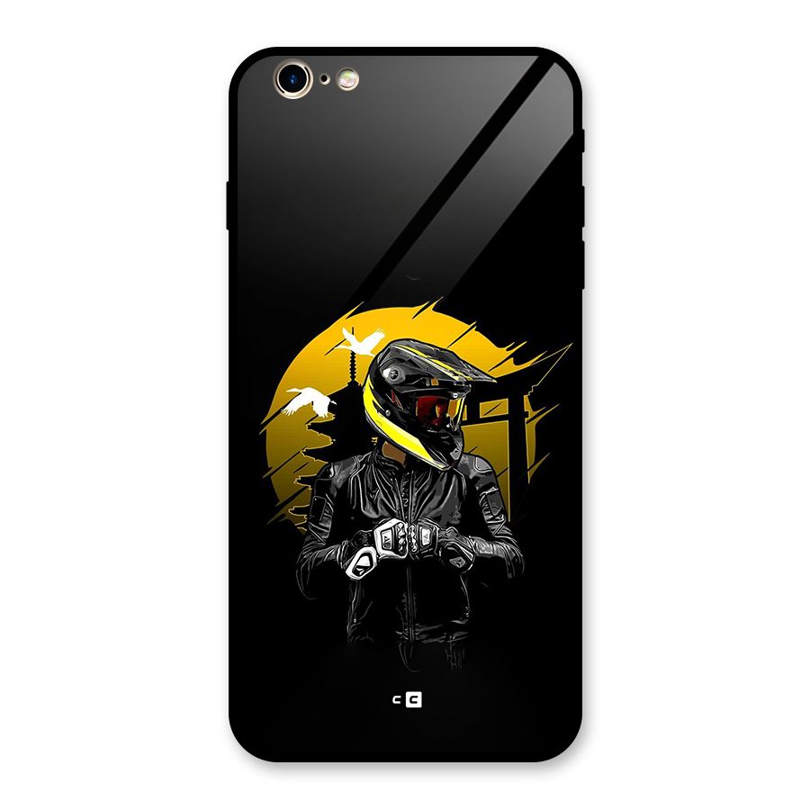 Rider Ready Glass Back Case for iPhone 6 Plus 6S Plus
