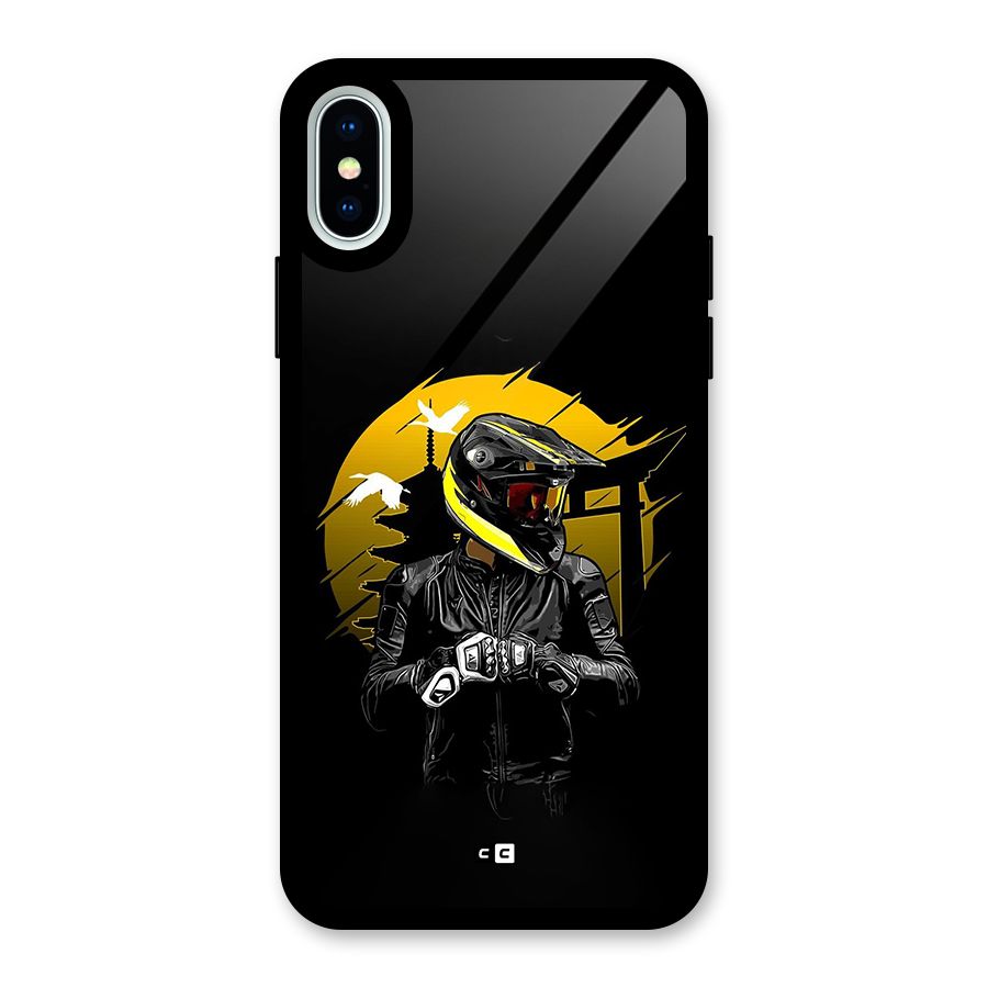 Rider Ready Glass Back Case for iPhone XS