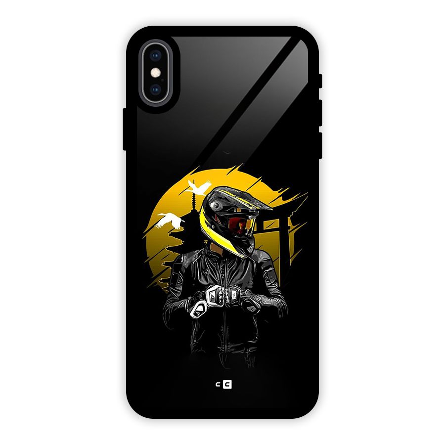 Rider Ready Glass Back Case for iPhone XS Max