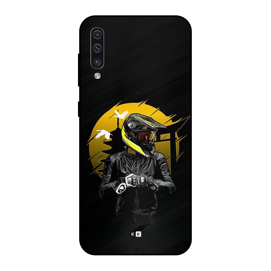 Rider Ready Metal Back Case for Galaxy A50