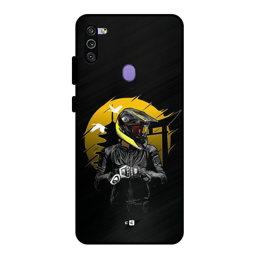 Rider Ready Metal Back Case for Galaxy M11