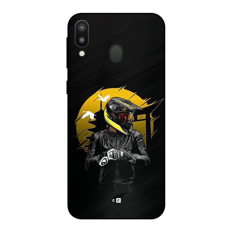 Rider Ready Metal Back Case for Galaxy M20