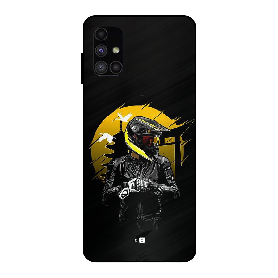 Rider Ready Metal Back Case for Galaxy M51