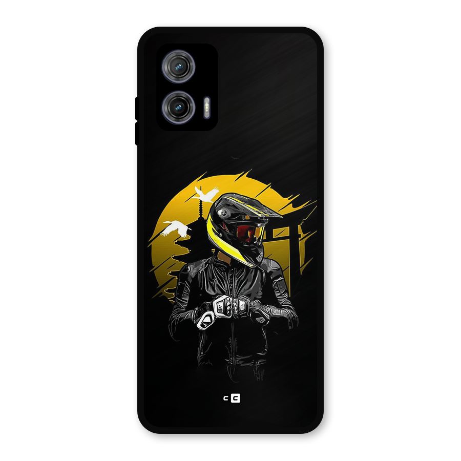 Rider Ready Metal Back Case for Moto G73
