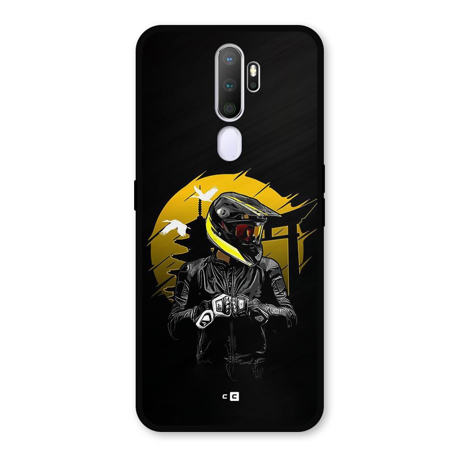Rider Ready Metal Back Case for Oppo A5 (2020)