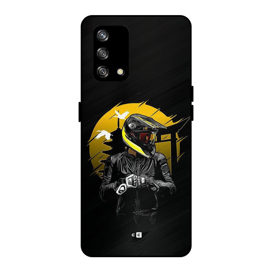 Rider Ready Metal Back Case for Oppo F19s