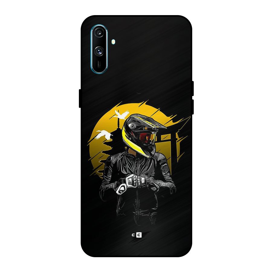 Rider Ready Metal Back Case for Realme C3