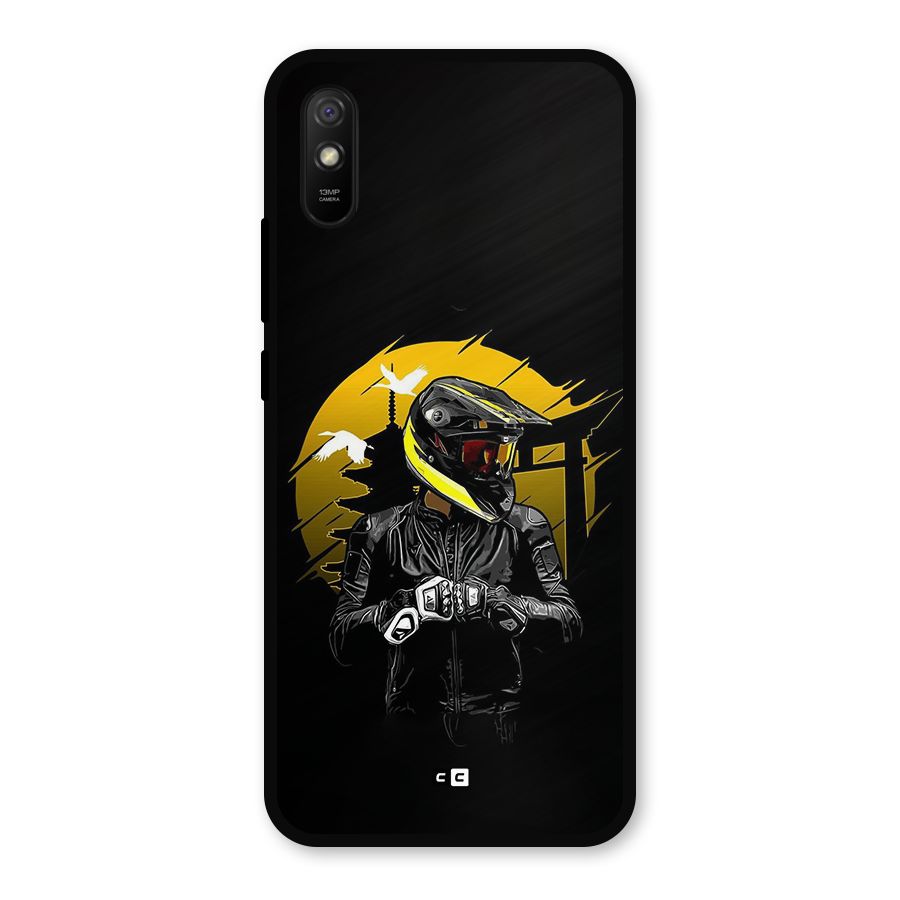 Rider Ready Metal Back Case for Redmi 9a