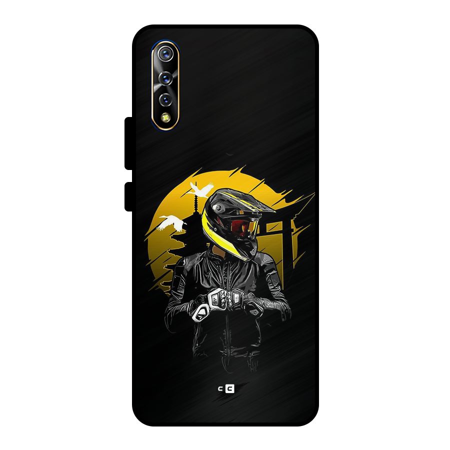 Rider Ready Metal Back Case for Vivo S1