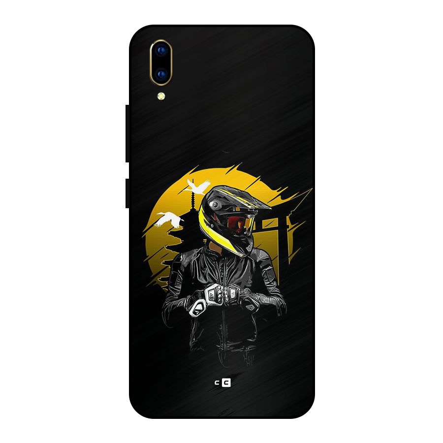 Rider Ready Metal Back Case for Vivo V11 Pro