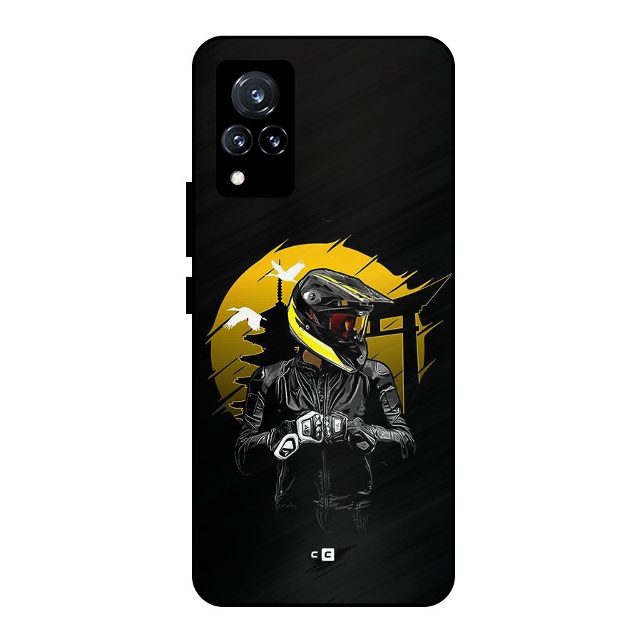 Rider Ready Metal Back Case for Vivo V21 5G