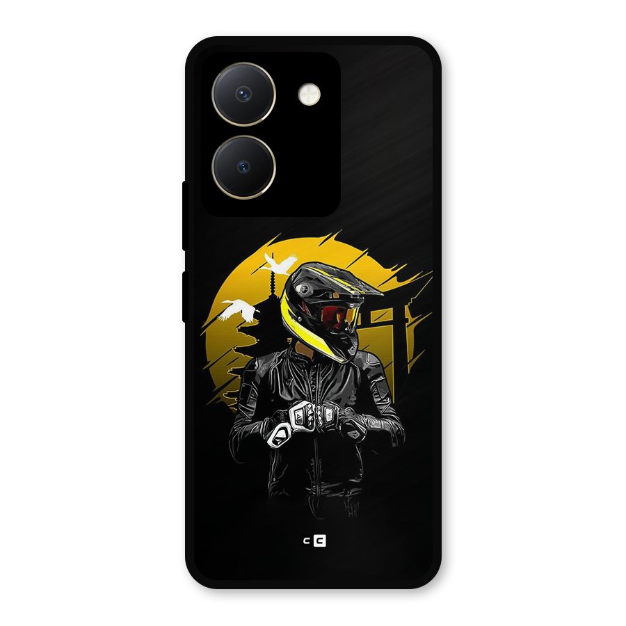 Rider Ready Metal Back Case for Vivo Y36