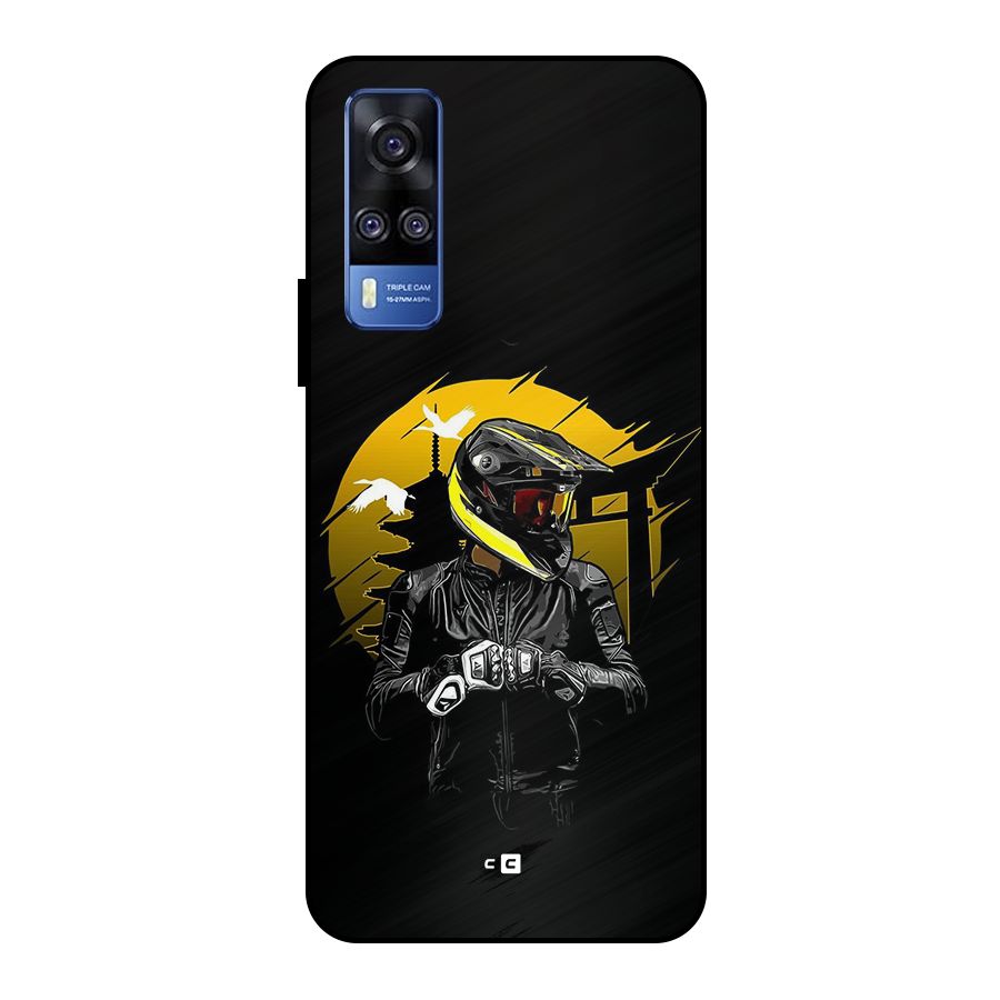 Rider Ready Metal Back Case for Vivo Y51