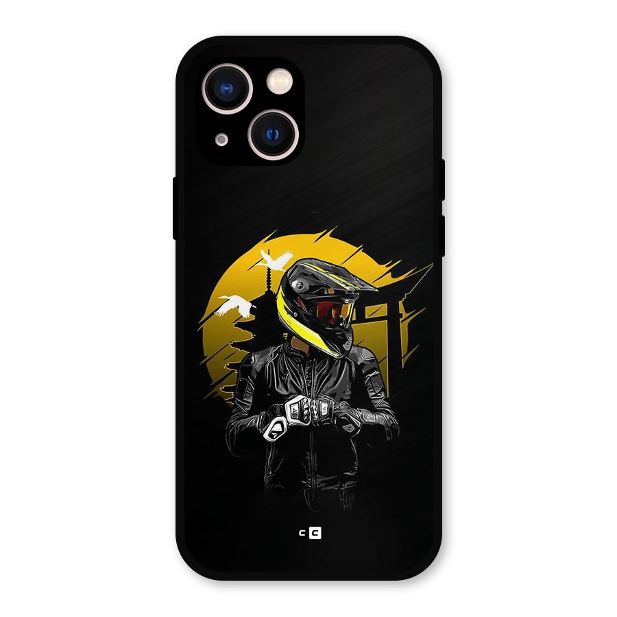 Rider Ready Metal Back Case for iPhone 13