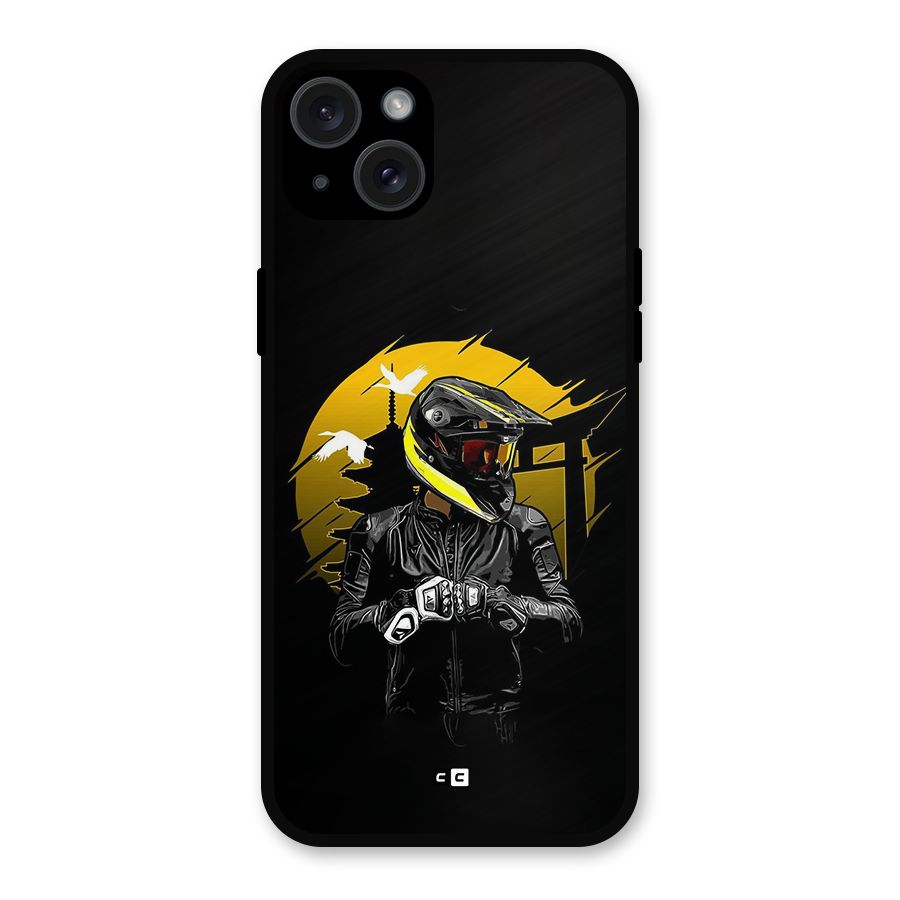 Rider Ready Metal Back Case for iPhone 15 Plus