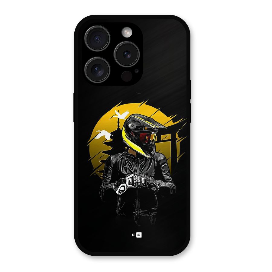 Rider Ready Metal Back Case for iPhone 15 Pro