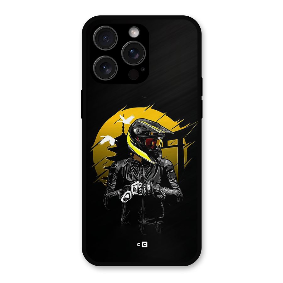 Rider Ready Metal Back Case for iPhone 15 Pro Max