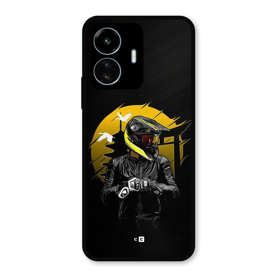 Rider Ready Metal Back Case for vivo iQOO Z6 Lite 5G