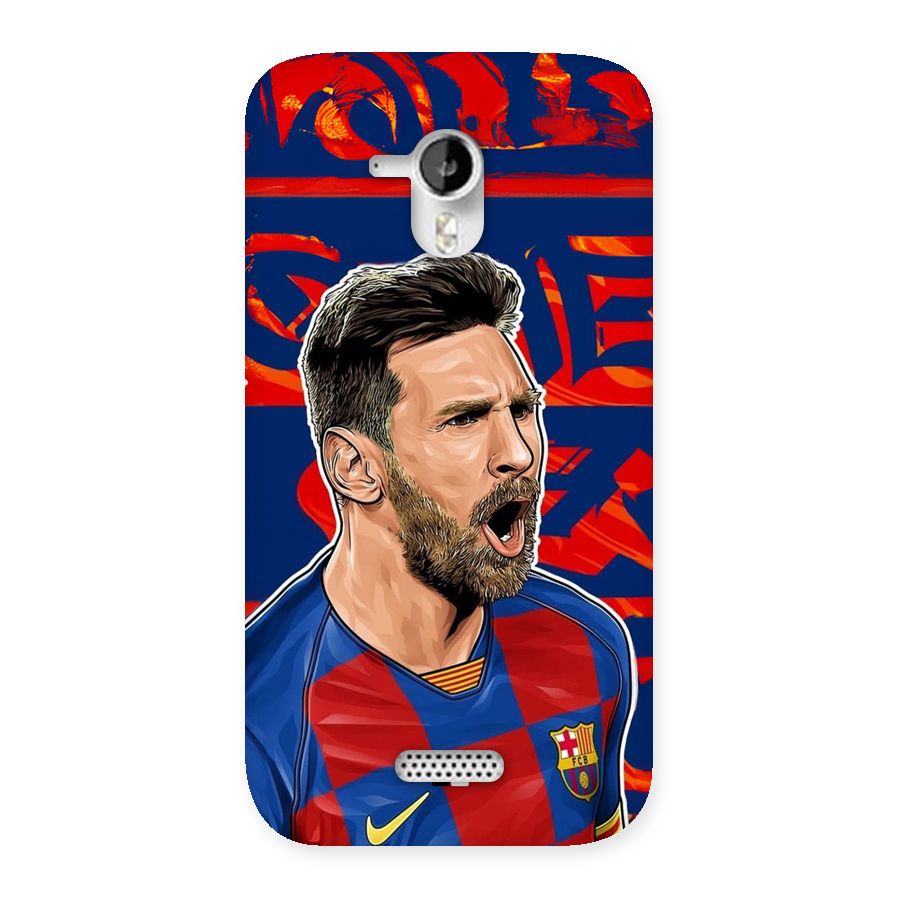 Roaring Soccer Star Back Case for Canvas HD A116