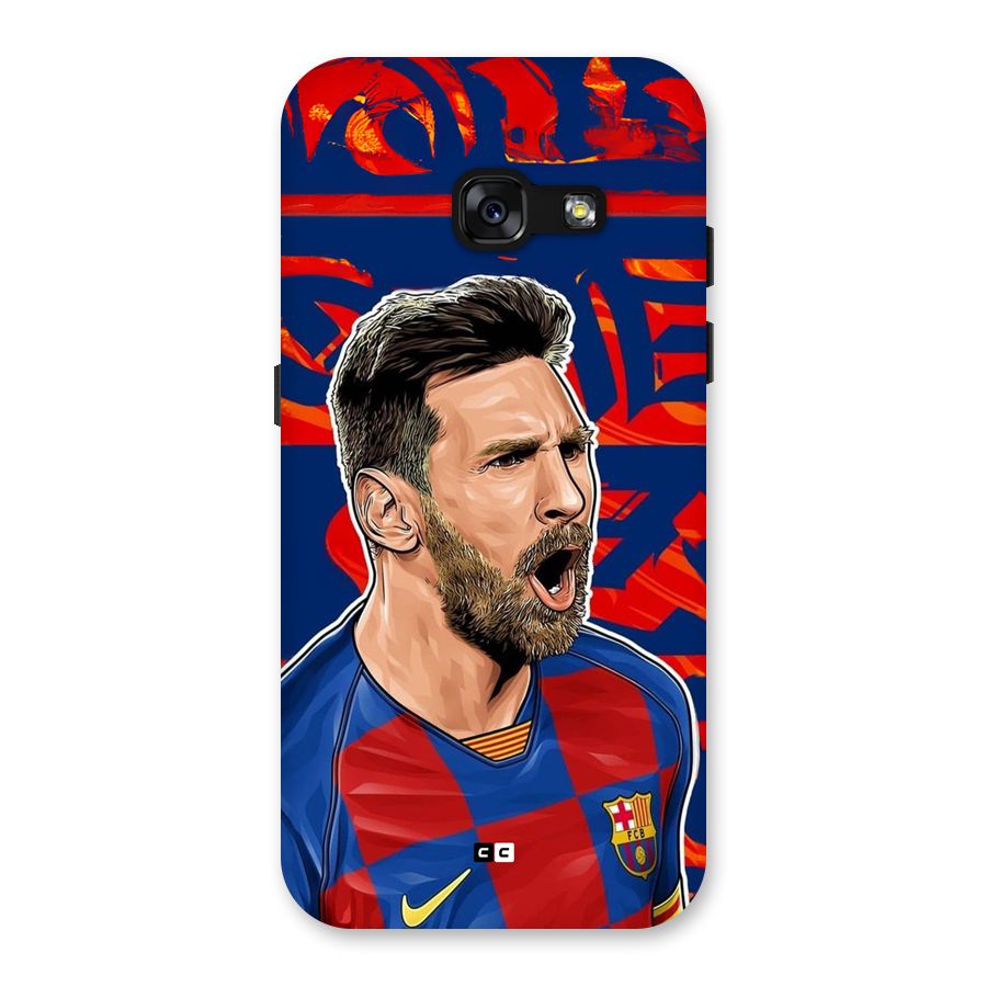 Roaring Soccer Star Back Case for Galaxy A3 (2017)