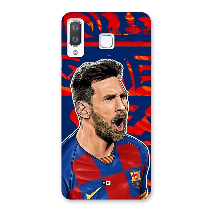 Roaring Soccer Star Back Case for Galaxy A8 Star
