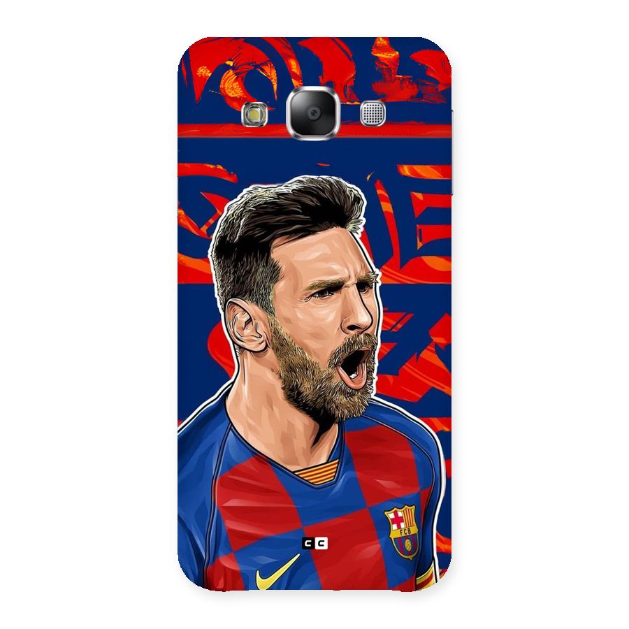 Roaring Soccer Star Back Case for Galaxy E5