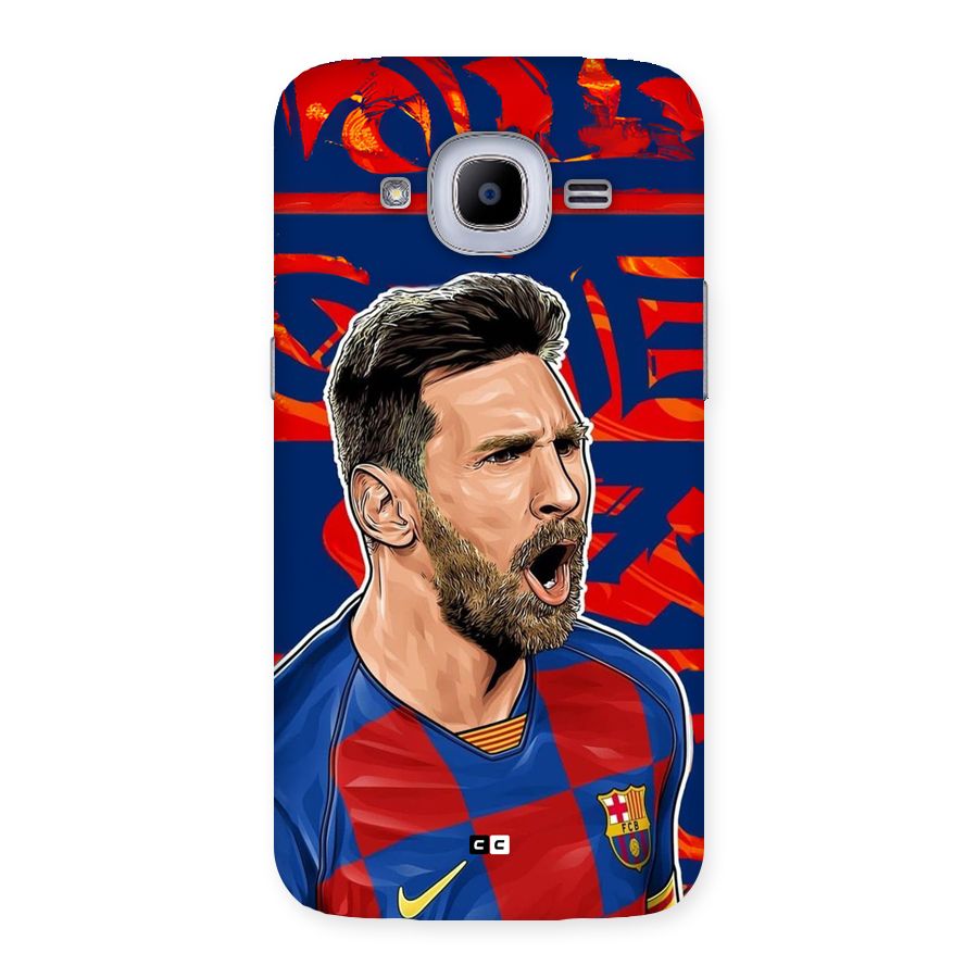 Roaring Soccer Star Back Case for Galaxy J2 Pro