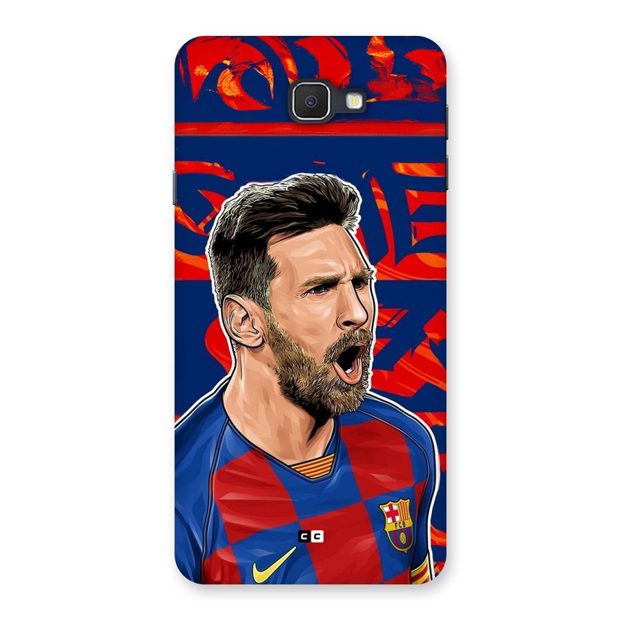 Roaring Soccer Star Back Case for Galaxy J7 Prime